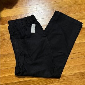 GAP Women's Black Elastic-Waist Trousers